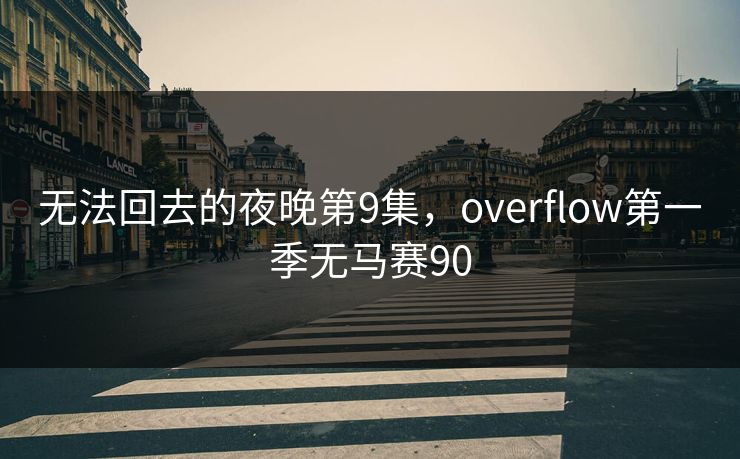 无法回去的夜晚第9集，overflow第一季无马赛90