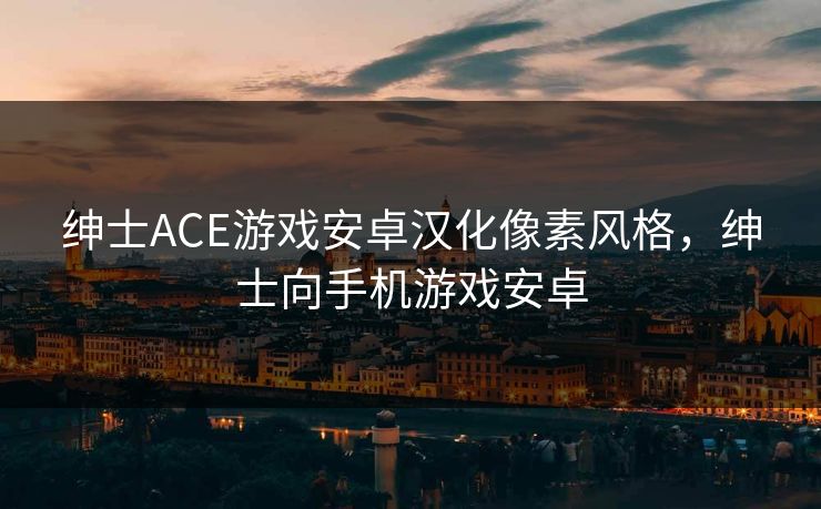 绅士ACE游戏安卓汉化像素风格，绅士向手机游戏安卓  第1张