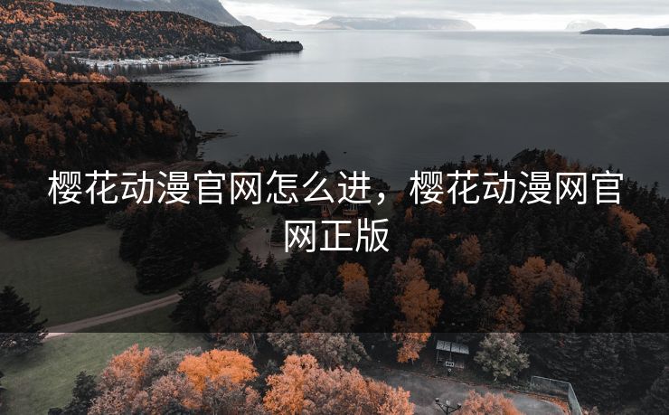 樱花动漫官网怎么进，樱花动漫网官网正版