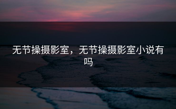 无节操摄影室,无节操摄影室小说有吗 第1张 无节操摄影室,无节操摄影室小说有吗 第1张